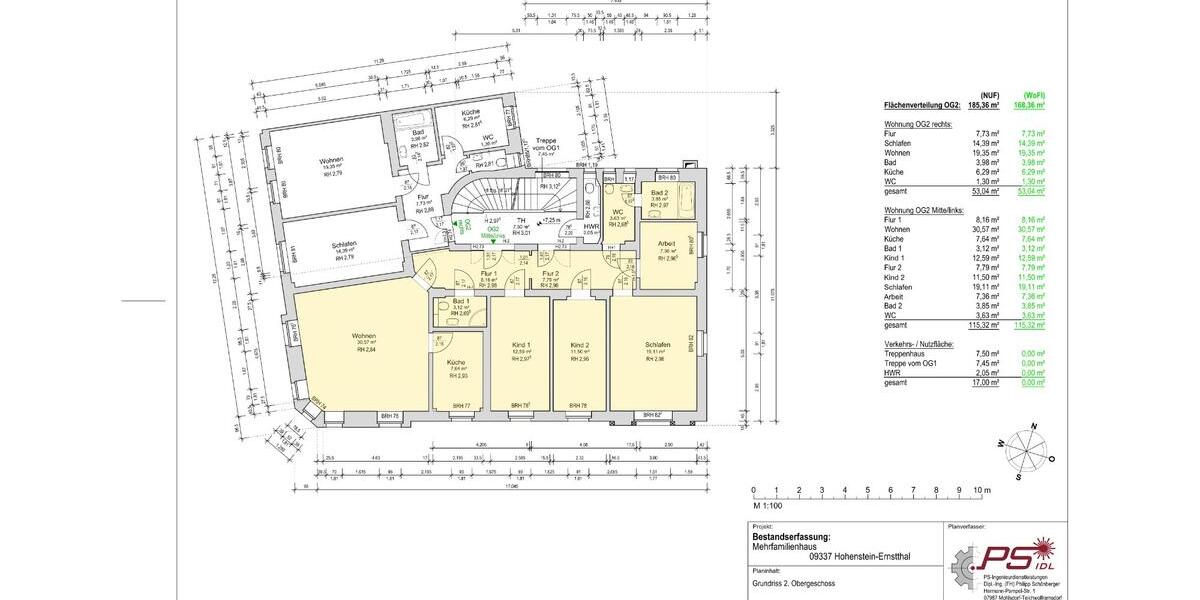 Etagenwohnung Hohenstein-Ernstthal Ernstthal - 5 Zimmer, 115 m&sup2;, 690&euro; | Angebot:24981268