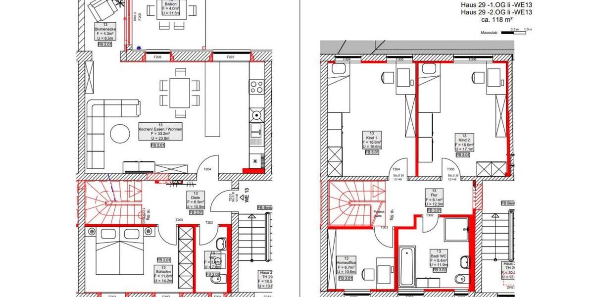 Maisonettenwohnung Glauchau - 4.5 Zimmer, 118 m&sup2;, 1.062&euro; | Angebot:24780925