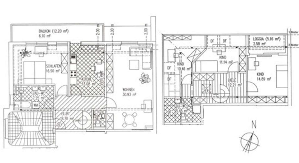 Maisonettenwohnung Zwickau Zwickau-Nord - 5 Zimmer, 142 m&sup2;, 1.108&euro; | Angebot:21467652