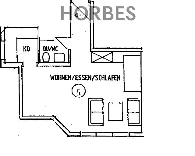 Etagenwohnung Neukirchen/Pleiße Pleiße - 1 Zimmer, 34 m&sup2;, 170&euro; | Angebot:21189564