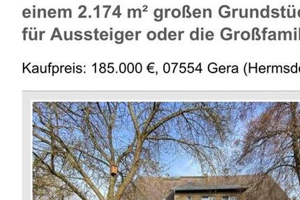 Haus Ronneburg - 7 Zimmer, 175 m&sup2;, 185.000&euro; | Angebot:25803487