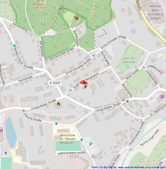 Etagenwohnung Kirchberg - 3 Zimmer, 57 m&sup2;, 450&euro; | Angebot:25310873