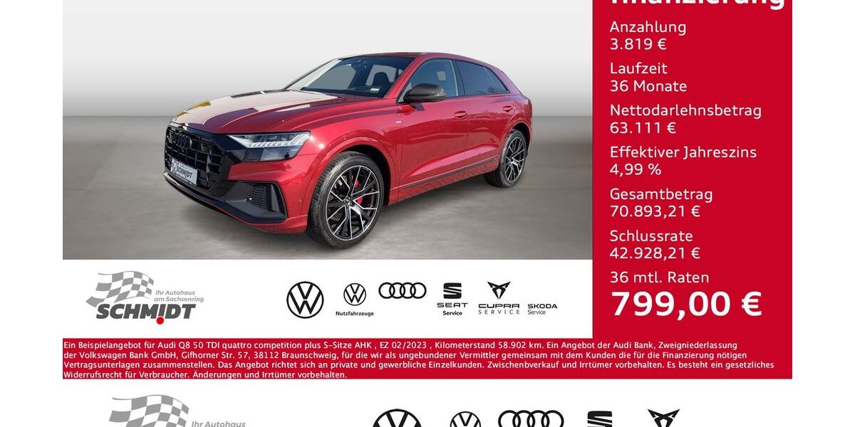 Audi Q8 58.902 km 66.930 &euro; Bernsdorf 09337