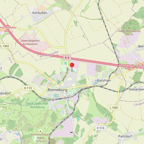 Etagenwohnung Ronneburg - 2 Zimmer, 57 m&sup2;, 400&euro; | Angebot:25901638