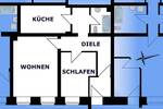 Etagenwohnung Greiz Irchwitz - 2 Zimmer, 62 m&sup2;, 309&euro; | Angebot:25983385