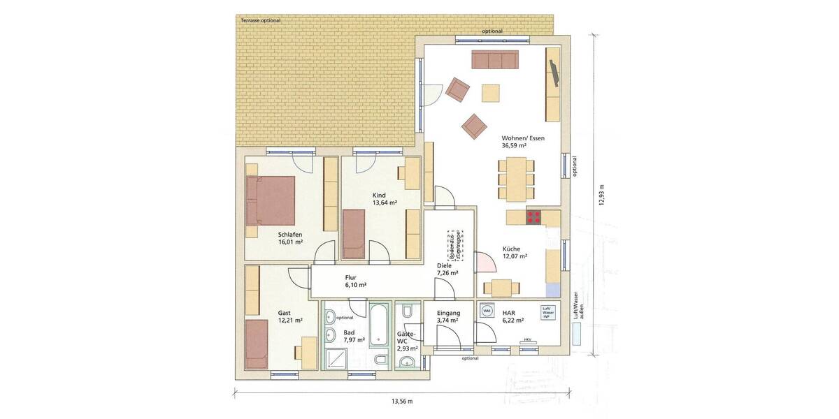 Bungalow Heinsdorfergrund Hauptmannsgrün - 4 Zimmer, 125 m&sup2;, 399.500&euro; | Angebot:25747136