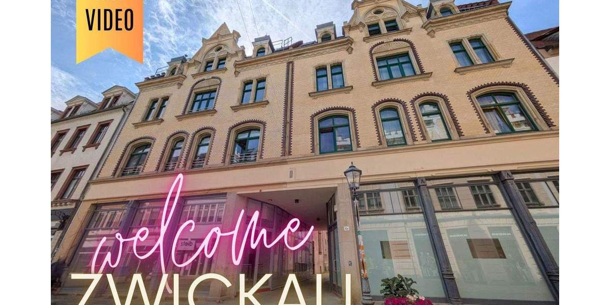 Etagenwohnung Zwickau Innenstadt - 2 Zimmer, 83 m&sup2;, 800&euro; | Angebot:25820188