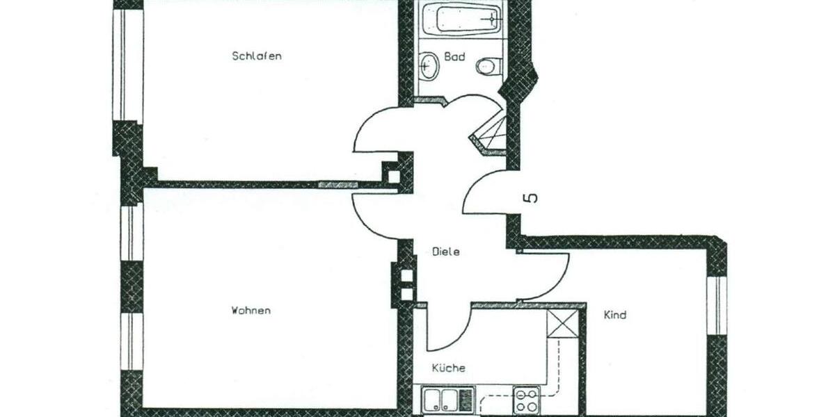 Etagenwohnung Zwickau Zwickau-Nord - 3 Zimmer, 69 m&sup2;, 430&euro; | Angebot:24754211
