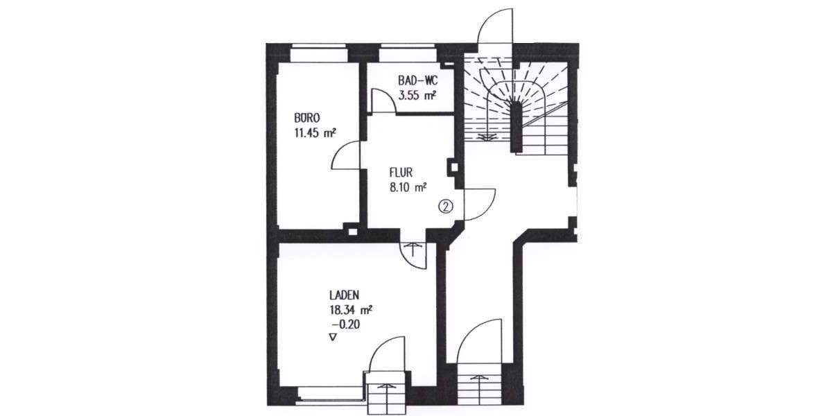 Gewerbeobjekt Zwickau-Innenstadt Innenstadt - 2 Zimmer, 46 m&sup2;, 325&euro; | Angebot:25734806