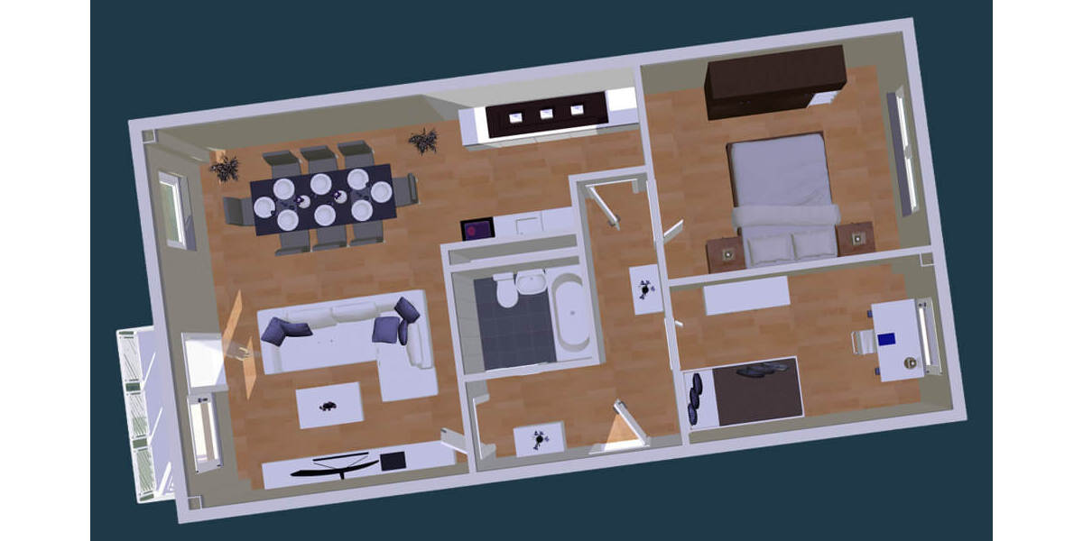 Etagenwohnung Zwickau Eckersbach - 3 Zimmer, 69 m&sup2;, 414&euro; | Angebot:25676702