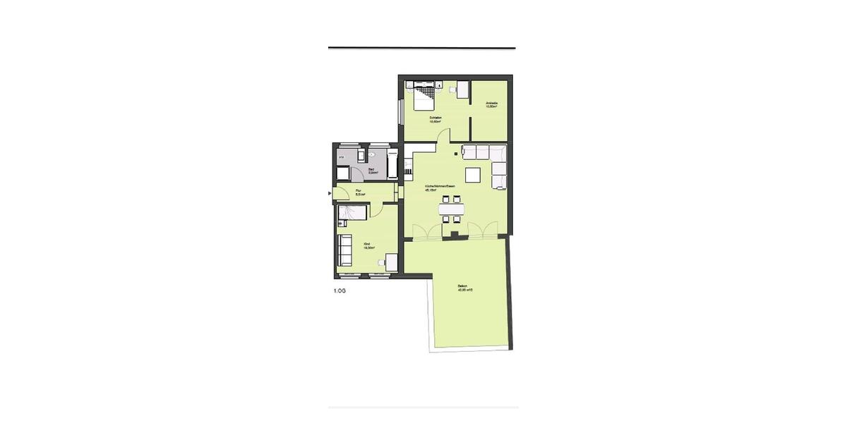 Etagenwohnung Limbach-Oberfrohna Oberfrohna - 3.5 Zimmer, 129 m&sup2;, 990&euro; | Angebot:25833887