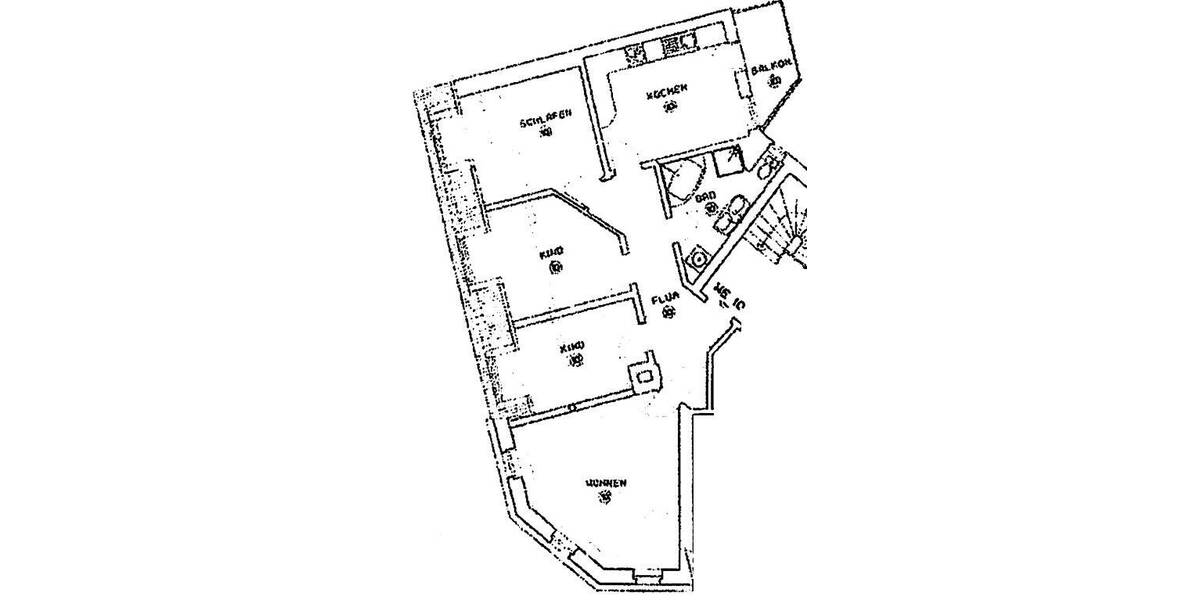 Etagenwohnung Zwickau Innenstadt - 4 Zimmer, 91 m&sup2;, 80.000&euro; | Angebot:25747109