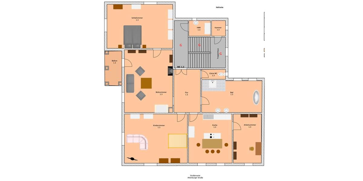 Etagenwohnung Schmölln - 5 Zimmer, 156 m&sup2;, 254.000&euro; | Angebot:26964382