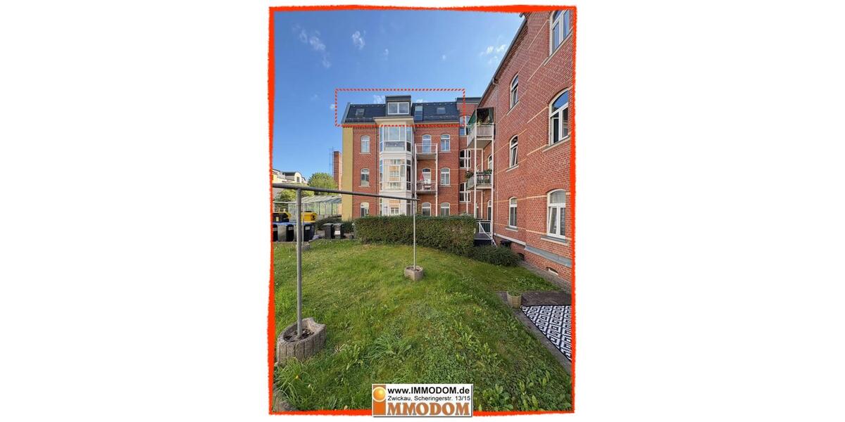 Dachgeschoßwohnung Zwickau - 2 Zimmer, 65 m&sup2;, 300&euro; | Angebot:22209708