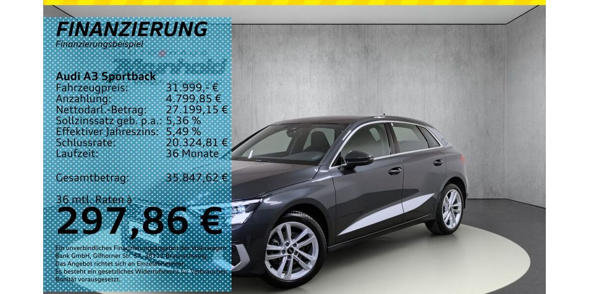 Audi A3 17.550 km 30.850 &euro; Auerbach/Rebesgrün 08209