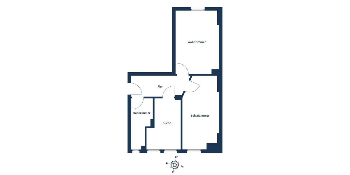 Etagenwohnung Zwickau Marienthal - 2 Zimmer, 49 m&sup2;, 42.000&euro; | Angebot:25677371