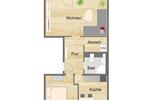 Erdgeschoßwohnung Zwickau Neuplanitz - 2 Zimmer, 58 m&sup2;, 389&euro; | Angebot:23912522