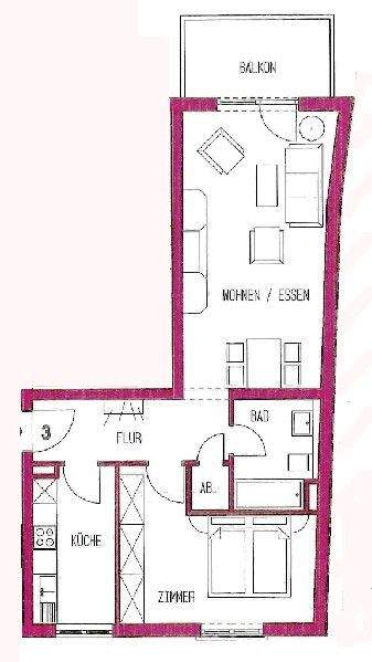 Etagenwohnung Meerane - 2 Zimmer, 64 m&sup2;, 300&euro; | Angebot:25663427