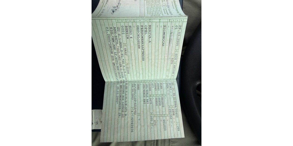 Opel Meriva 127.000 km 1.650 &euro; Nobitz 04603