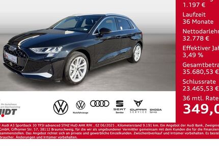 Audi A3 9.191 km 33.975 &euro; Bernsdorf 09337