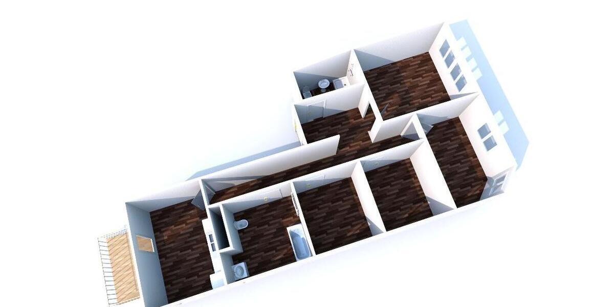 Etagenwohnung Hohenstein-Ernstthal Ernstthal - 4 Zimmer, 97 m&sup2;, 727&euro; | Angebot:20444552