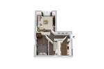 Etagenwohnung Zwickau Marienthal - 2 Zimmer, 42 m&sup2;, 260&euro; | Angebot:26700101