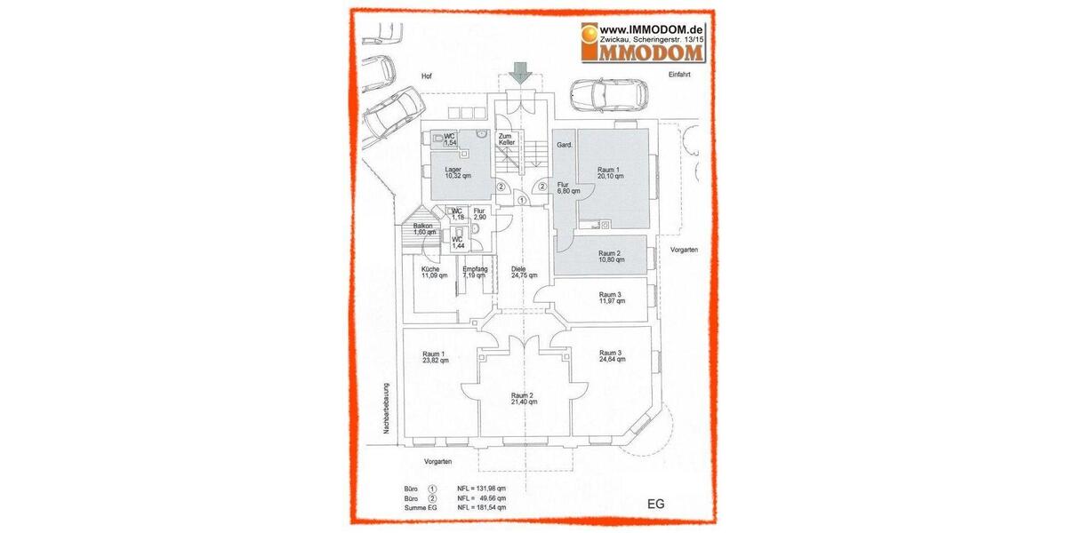 Gewerbeobjekt Zwickau Zwickau-Nord - 990&euro; | Angebot:25874837