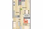 Erdgeschoßwohnung Zwickau Neuplanitz - 3 Zimmer, 68 m&sup2;, 441&euro; | Angebot:26674737