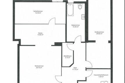 Wohnung Zwickau Auerbach - 3 Zimmer, 117 m&sup2;, 760&euro; | Angebot:24252555