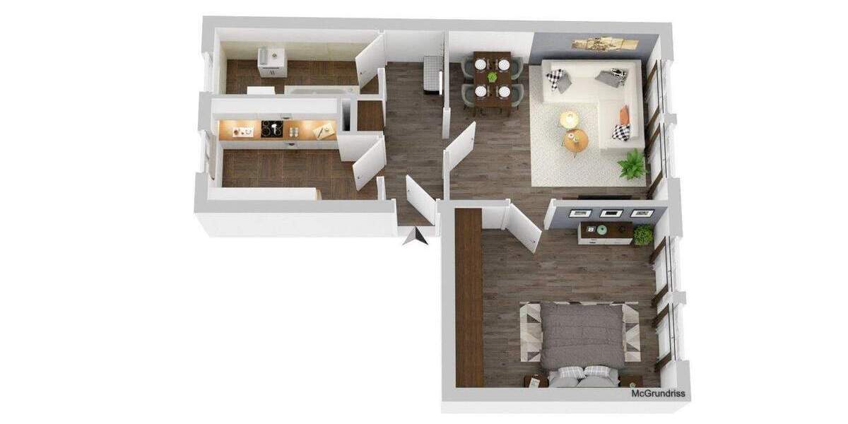 Etagenwohnung Zwickau Eckersbach - 2 Zimmer, 47 m&sup2;, 249&euro; | Angebot:26276102