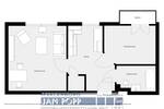 Etagenwohnung Greiz Irchwitz - 2 Zimmer, 43 m&sup2;, 310&euro; | Angebot:26815894