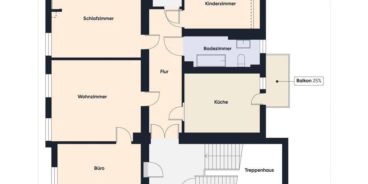 Etagenwohnung Auerbach/Vogtland Vogtland - 4 Zimmer, 95 m&sup2;, 465&euro; | Angebot:26678312
