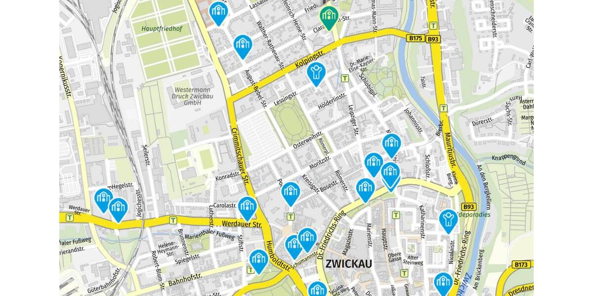 Erdgeschoßwohnung Zwickau Zwickau-Nord - 3 Zimmer, 78 m&sup2;, 460&euro; | Angebot:25414646