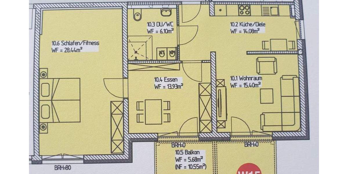 Etagenwohnung Grünhain-Beierfeld Grünhain - 3 Zimmer, 85 m&sup2;, 750&euro; | Angebot:25774757