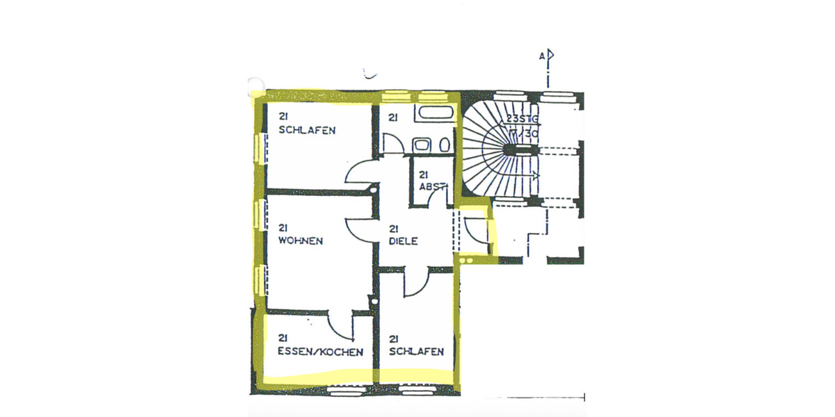 Etagenwohnung Zwickau - 3 Zimmer, 85 m&sup2;, 595&euro; | Angebot:25311291