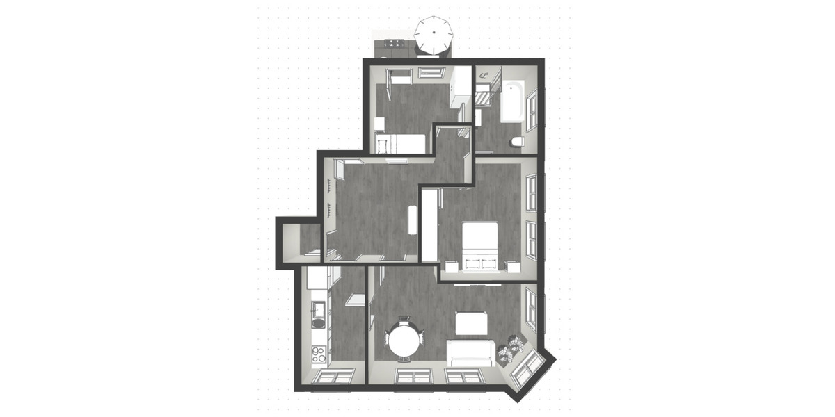 Etagenwohnung Reichenbach im Vogtland - 3 Zimmer, 83 m&sup2;, 480&euro; | Angebot:25351039