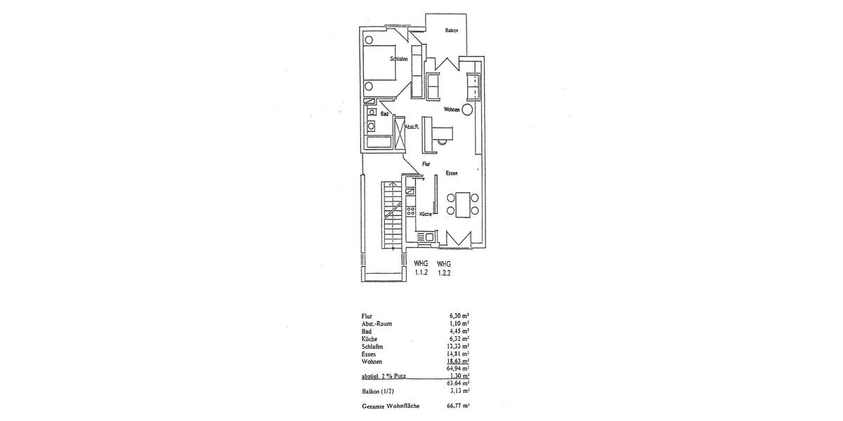 Etagenwohnung Zwickau Zwickau-West - 2 Zimmer, 67 m&sup2;, 440&euro; | Angebot:24857879
