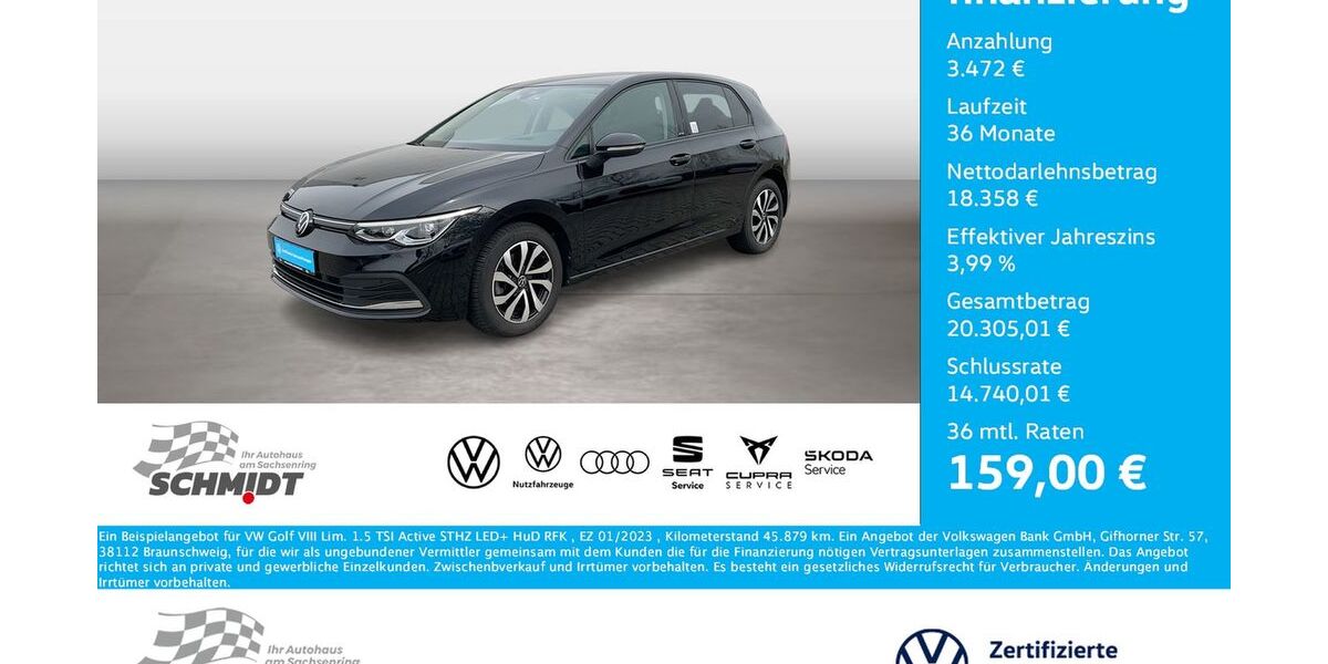 VW Golf 45.879 km 21.830 &euro; Bernsdorf 09337