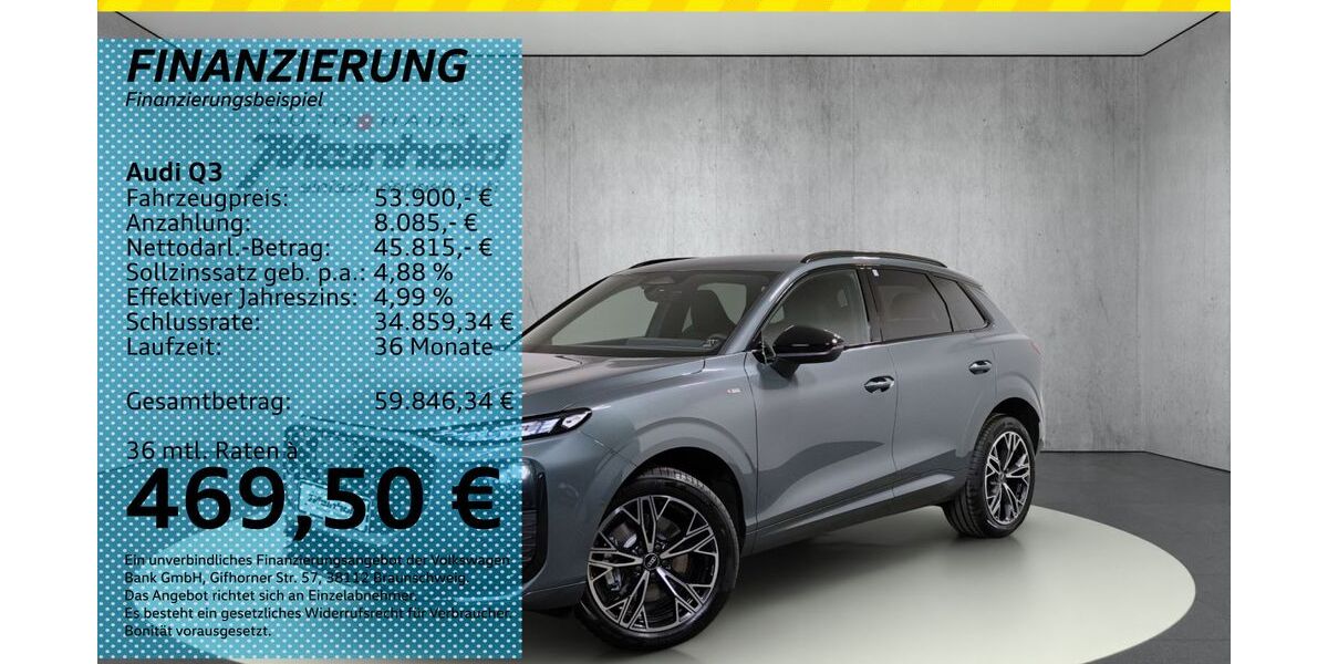 Audi Q3 1.010 km 53.900 &euro; Auerbach/Rebesgrün 08209