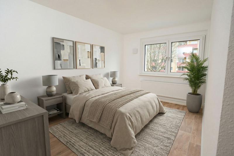 Etagenwohnung Limbach-Oberfrohna Oberfrohna - 3 Zimmer, 71 m&sup2;, 532&euro; | Angebot:22440955