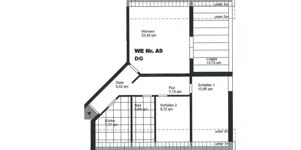 Etagenwohnung Crimmitschau - 3 Zimmer, 78 m&sup2;, 450&euro; | Angebot:26631592