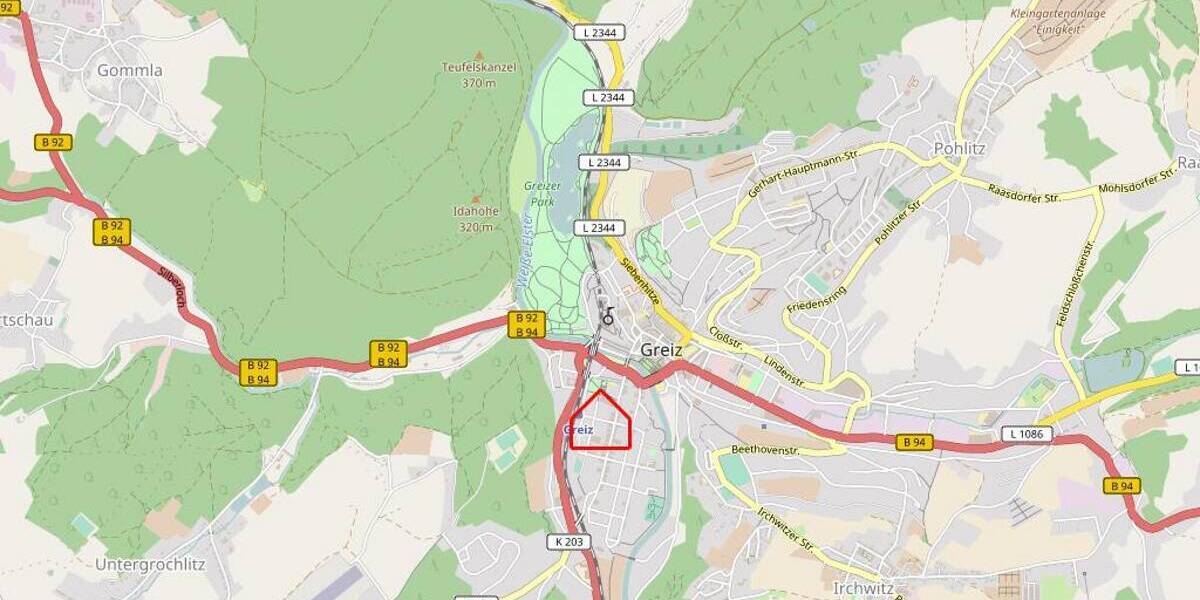 Gewerbeobjekt Greiz - 2 Zimmer, 625&euro; | Angebot:25729329