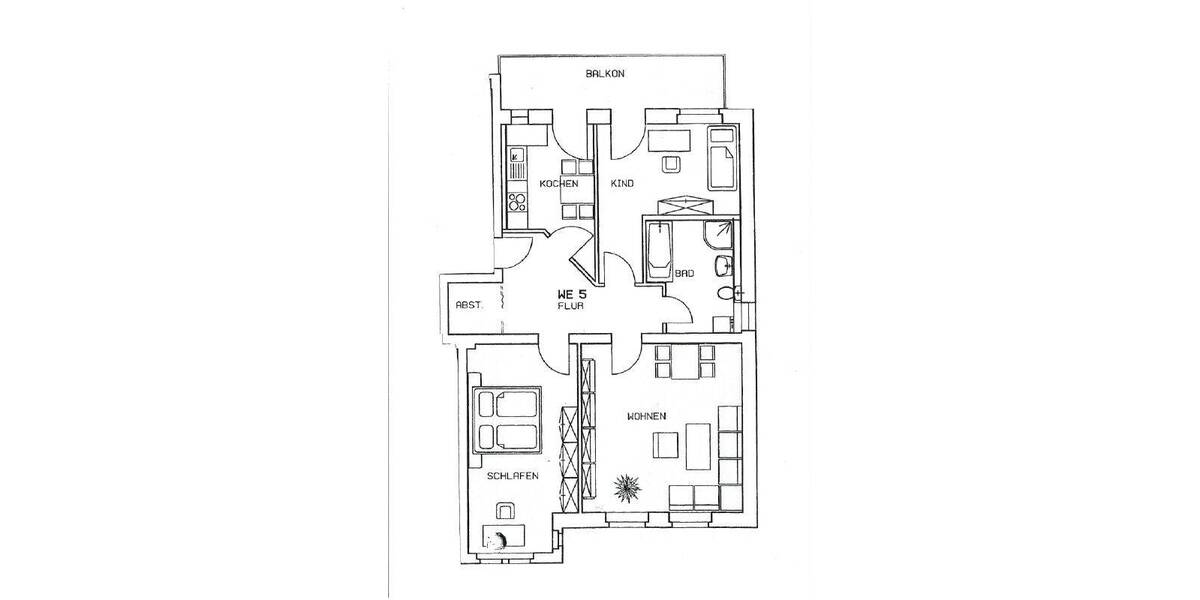 Etagenwohnung Zwickau Pölbitz - 3 Zimmer, 85 m&sup2;, 530&euro; | Angebot:26825981