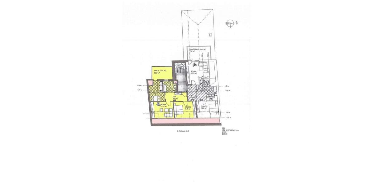 Etagenwohnung Zwickau Innenstadt - 2 Zimmer, 64 m&sup2;, 385&euro; | Angebot:25707517