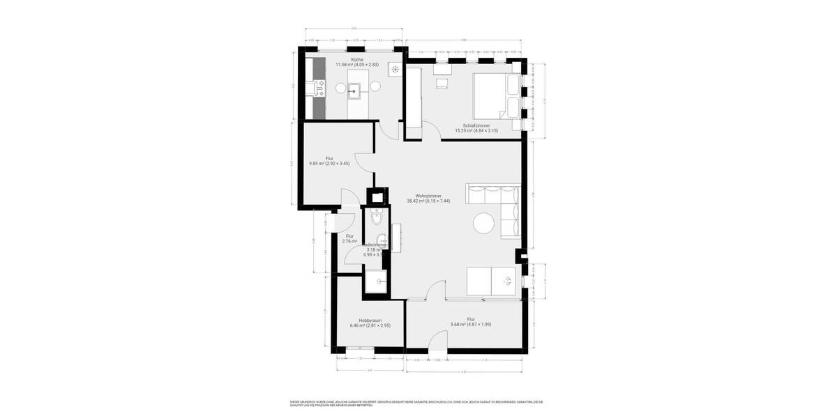 Etagenwohnung Reinsdorf - 2 Zimmer, 97 m&sup2;, 110.000&euro; | Angebot:25680259