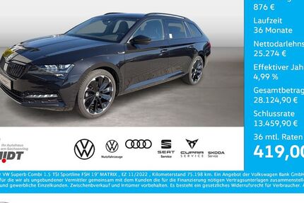 Skoda Superb 75.198 km 25.650 &euro; Bernsdorf 09337