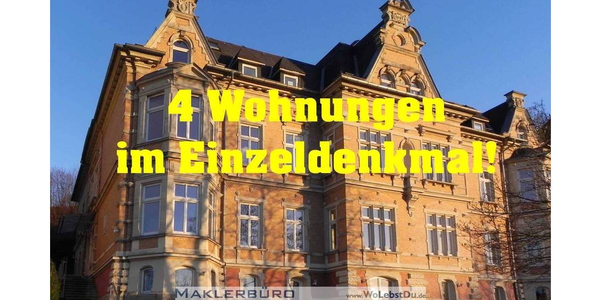 Etagenwohnung Greiz - 1 Zimmer, 236 m&sup2;, 184.000&euro; | Angebot:25678417
