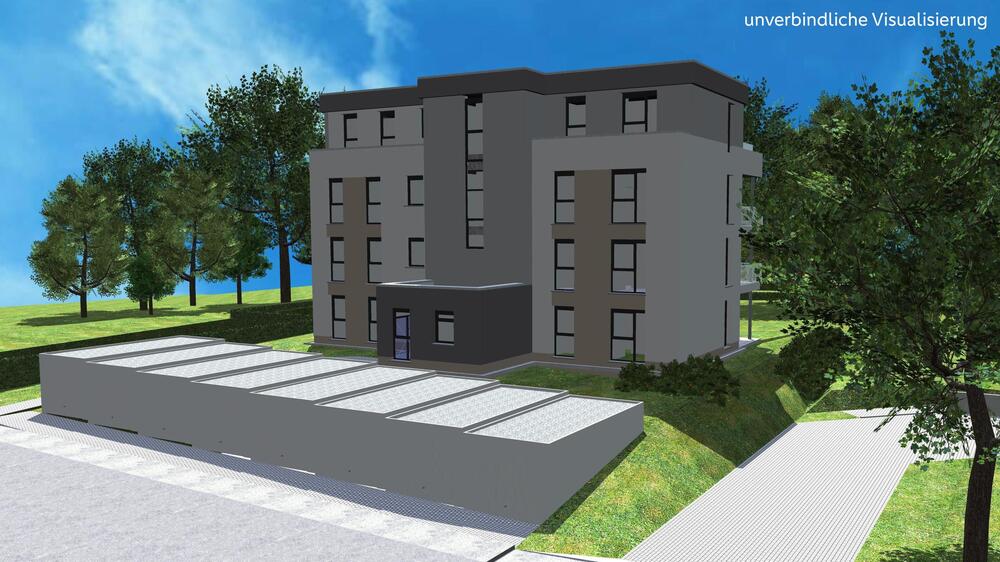 Erstbezug! Moderne 3-Zimmer-Penthousewohnung mit Garage! - Einfamilienhaus Hartmannsdorf | Angebot:27269510