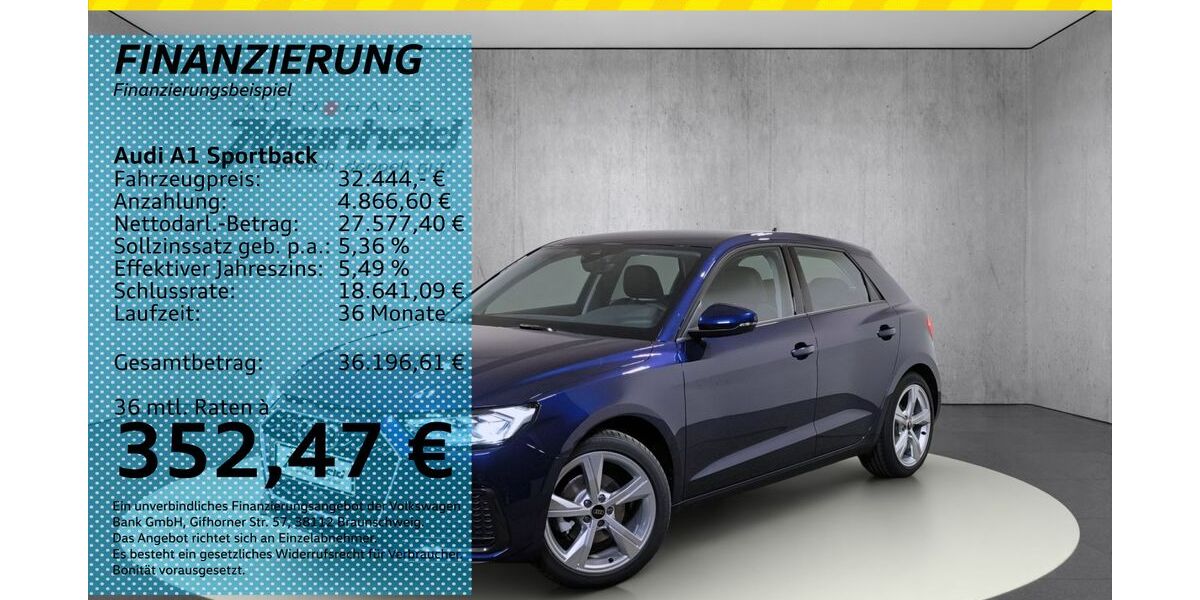 Audi A1 7.500 km 32.444 &euro; Auerbach/Rebesgrün 08209