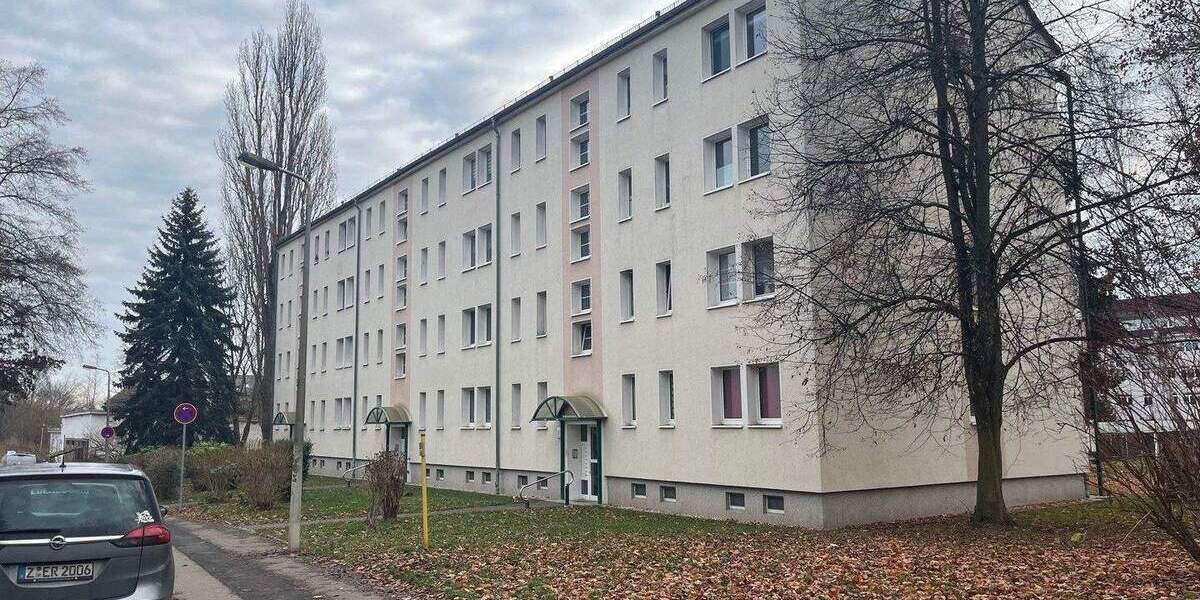 Etagenwohnung Zwickau Marienthal - 3 Zimmer, 56 m&sup2;, 315&euro; | Angebot:25929115